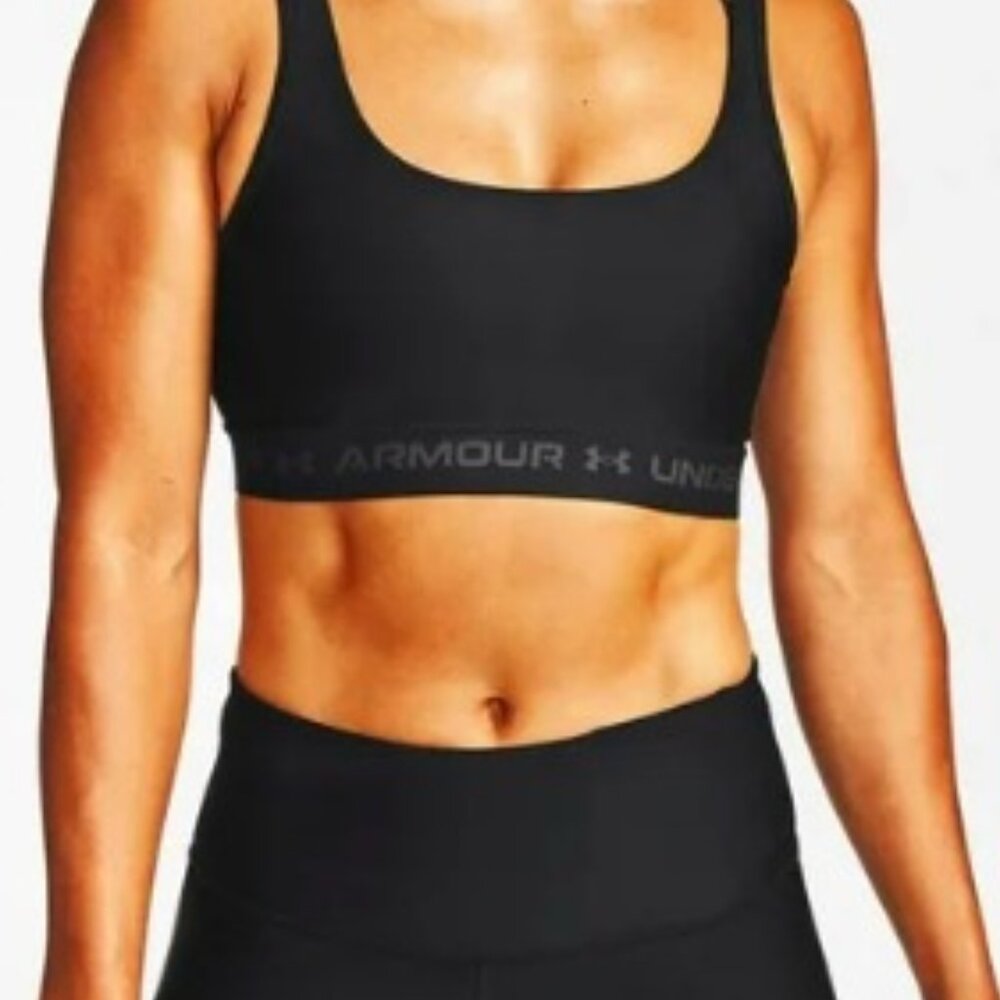 Under Armour Black Compression Bra Top Size M NWOT